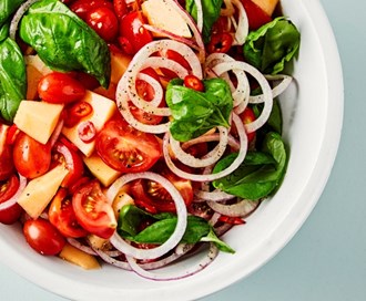 Tomatsalat med løk
