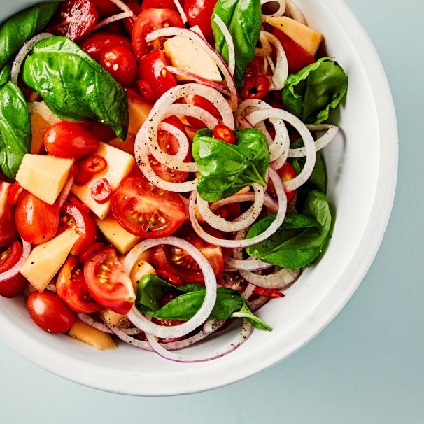 Tomatsalat med løk