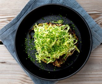 Superfrisk grillet kål