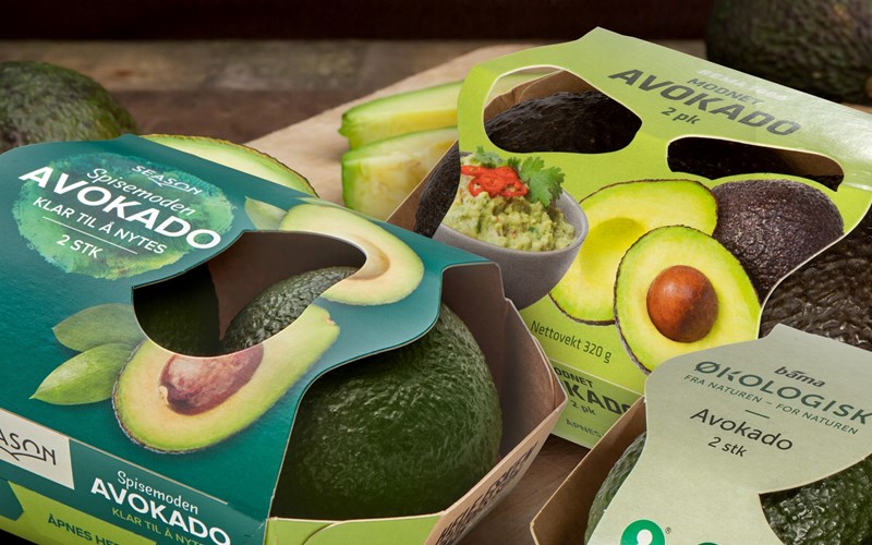 Plastfri avokadoemballasje