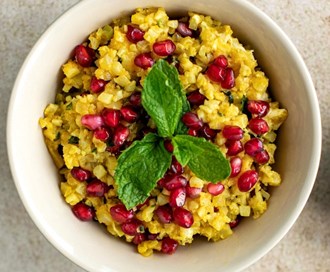 Curry- og kokosris