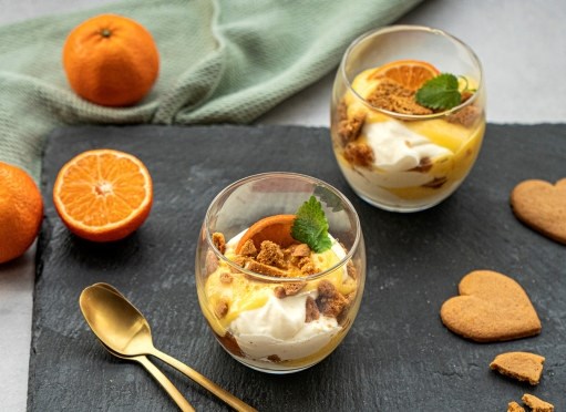 Ostekake med klementin curd (klementinkrem)