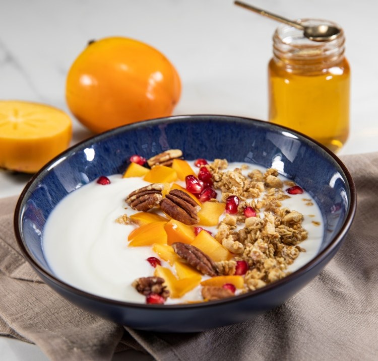 Yoghurt med persimon