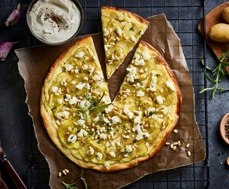Pizza med potet