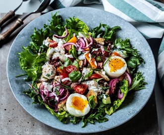 Club-salat med kylling
