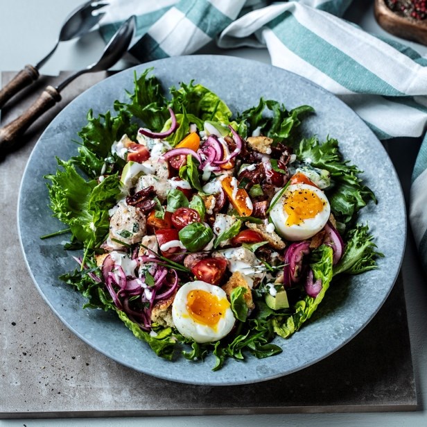 Club-salat med kylling
