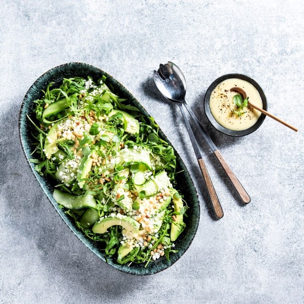 Salat med blomkålris