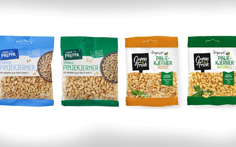 BAMA tilbakekaller pinjekjerner