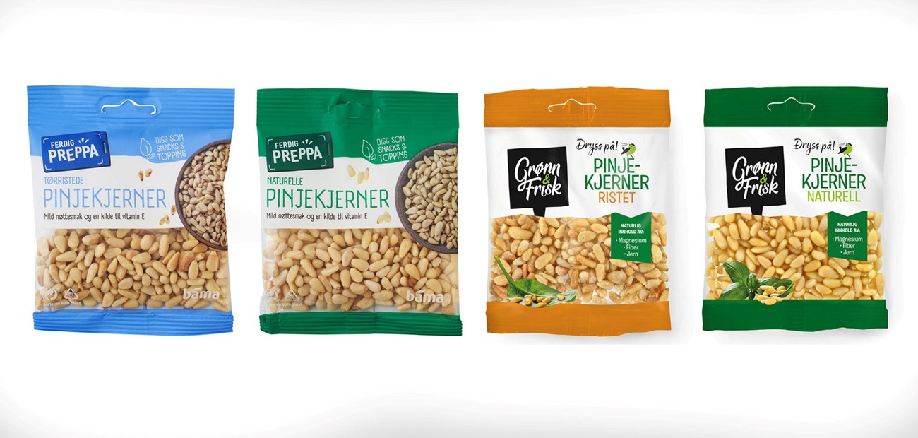 BAMA tilbakekaller pinjekjerner