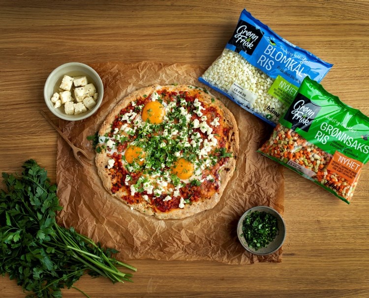 Blomkålpizza