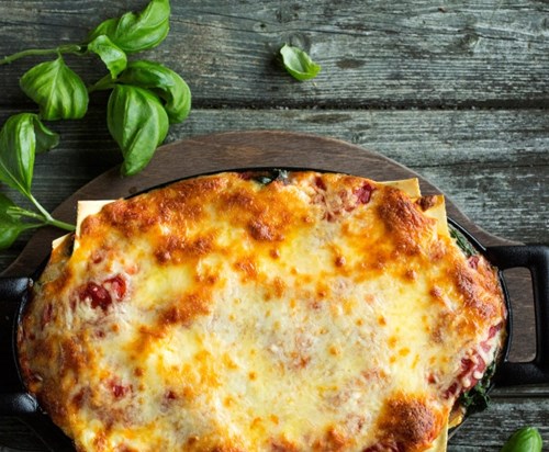 Frisk, grønn og god lasagne