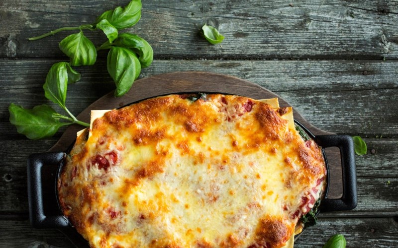 Frisk, grønn og god lasagne