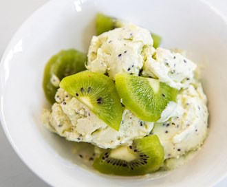Iskrem av kiwi