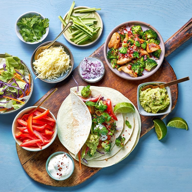 Grønn fajitas