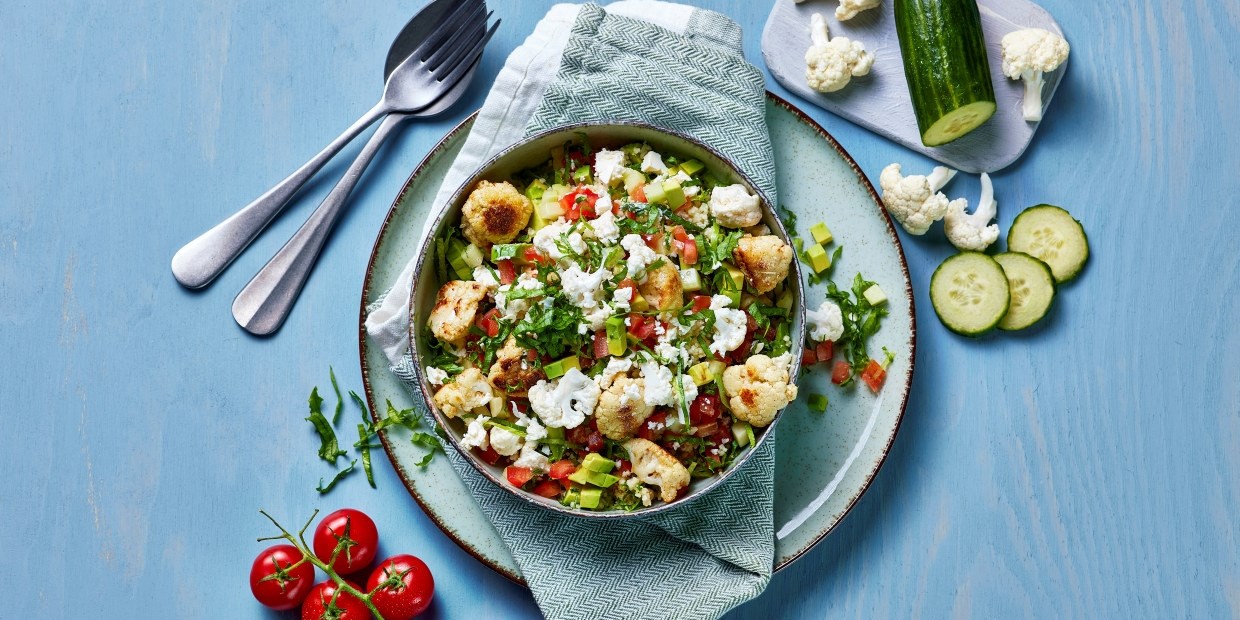 Syltet blomkålsalat med couscous