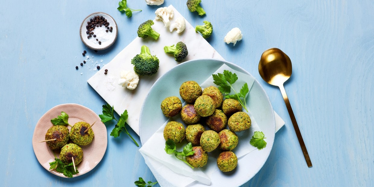 Sprø og spicy vegetarboller