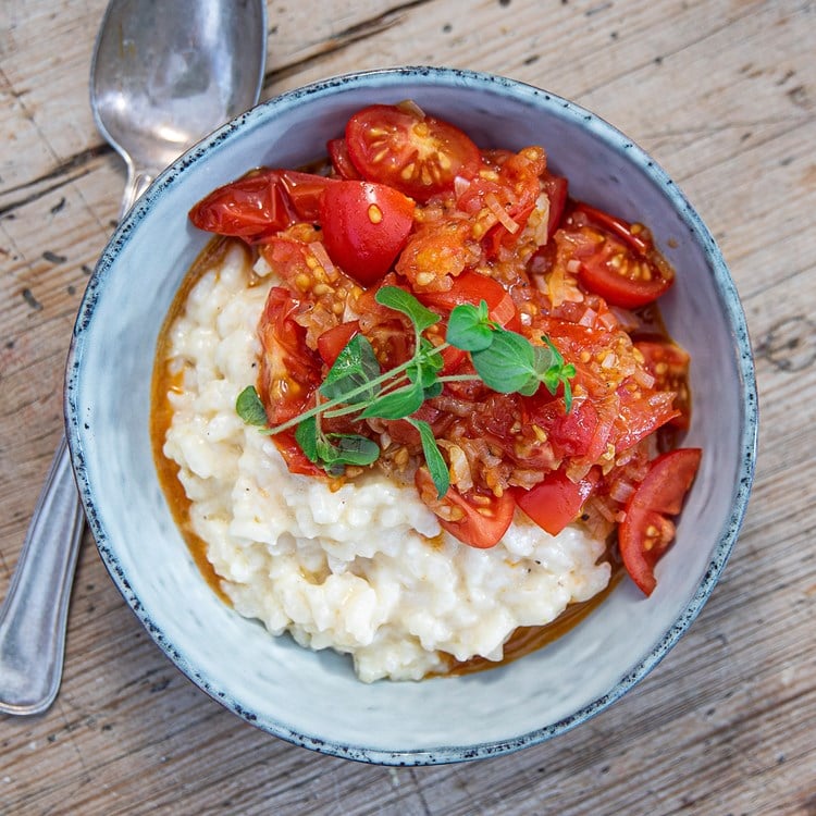 Tomatrisotto med Juanitatomater