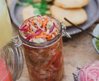 Curtido – syltet kålsalat