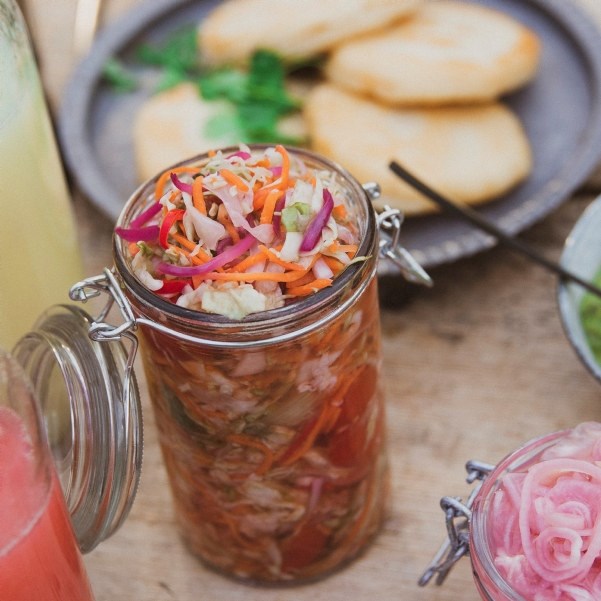 Curtido – syltet kålsalat
