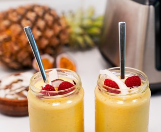 Frisk smoothie med ananas