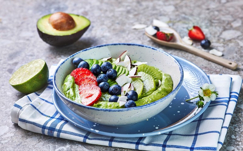 Smoothie bowl med avokado