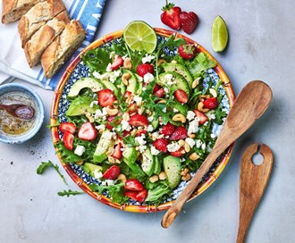 Sommersalat med avokado