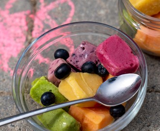 Søte smoothiekuber