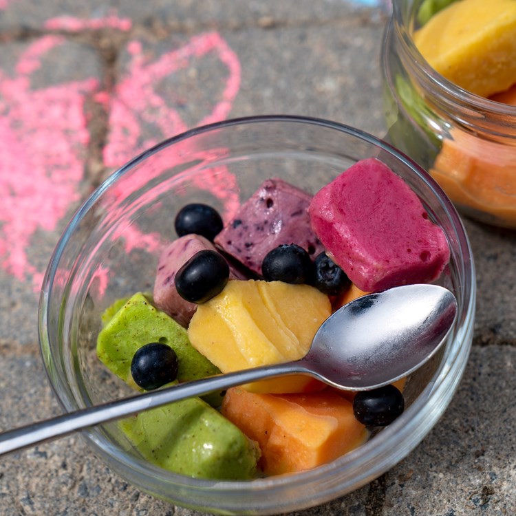 Søte smoothiekuber