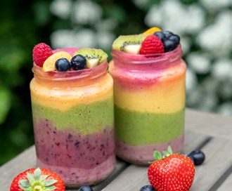 Fargeglad smoothie