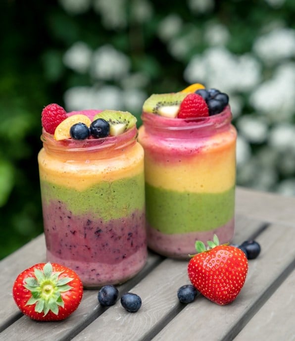 Fargeglad smoothie