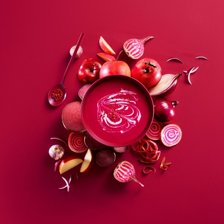 Pink heart - Ovnsbakt rødbetsuppe