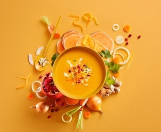 Power Up - Suppe med søtpotet og gulrøtter
