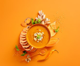 The Body Builder - Suppe med søtpotet og ingefær