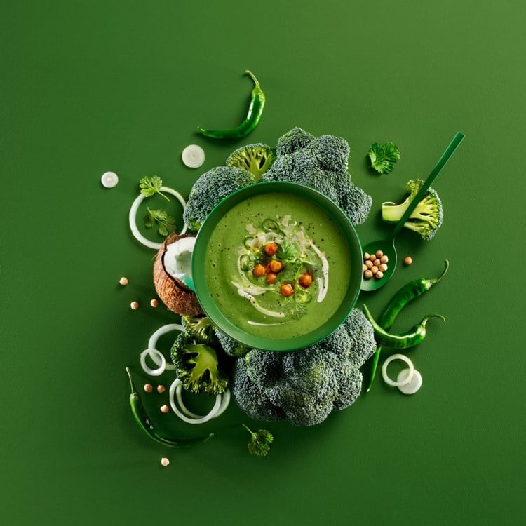 The Day After - Brokkolisuppe med kokos og koriander