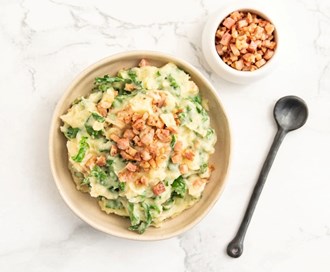 Colcannon med bacon