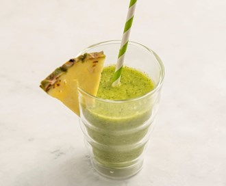Ananas- og mangosmoothie