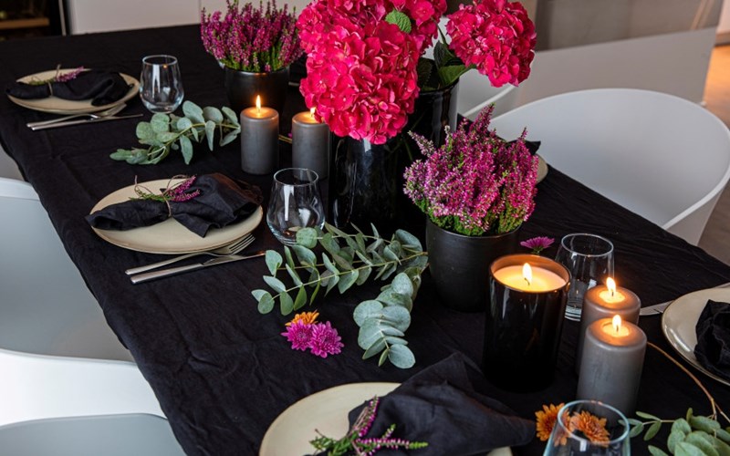 Høststemning med lyngblomster