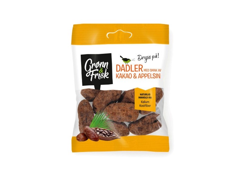 Dadler Med Kakao og Appelsin