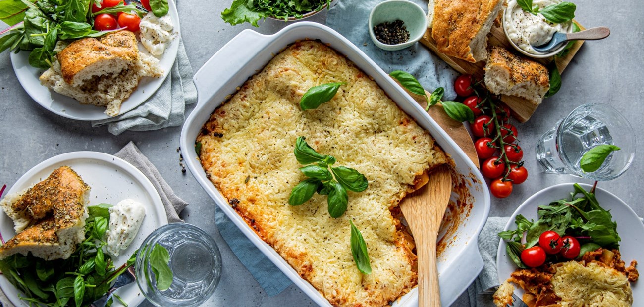 VegMe vegetarlasagne
