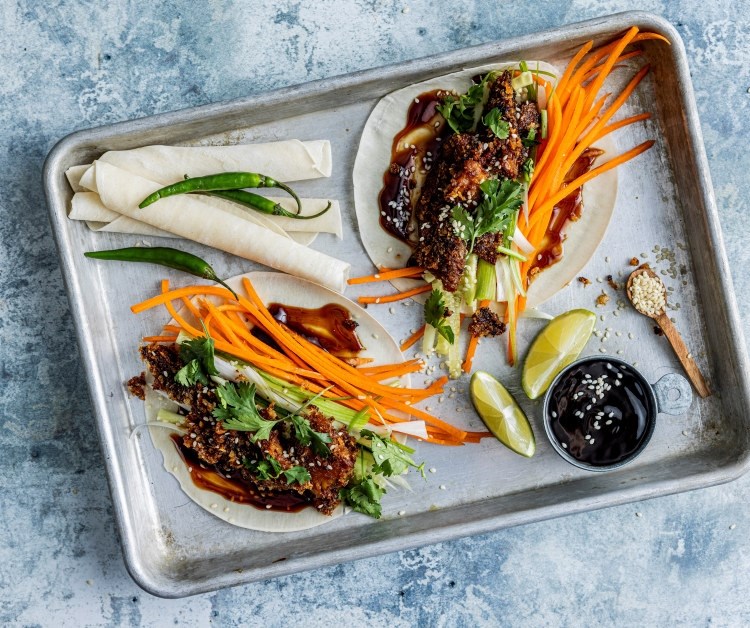 Crispy Pulled i pannekaker