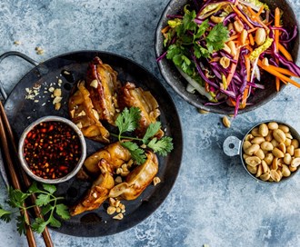 Vegetariske gyoza