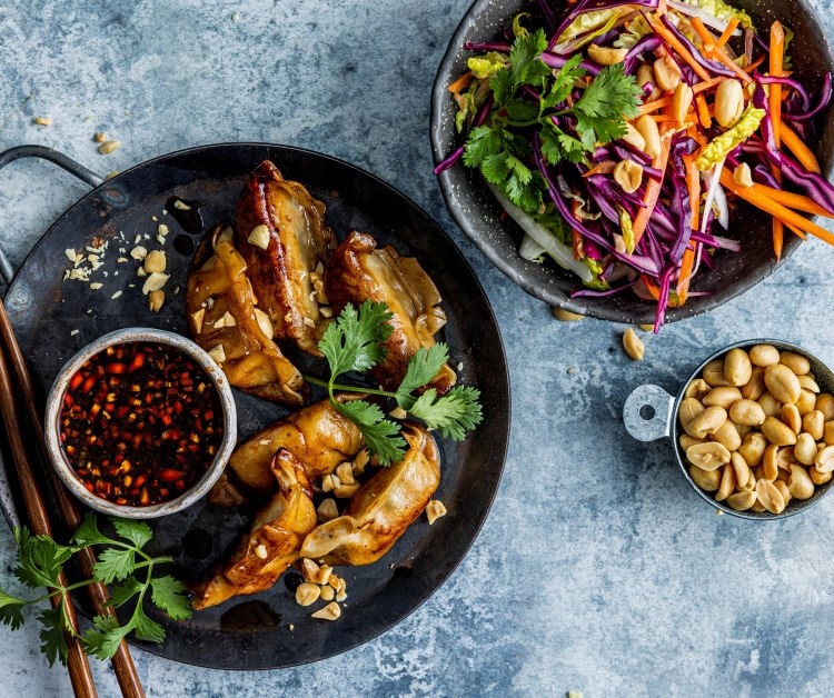 Vegetariske gyoza