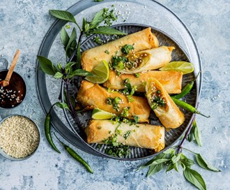 Vegetariske vårruller
