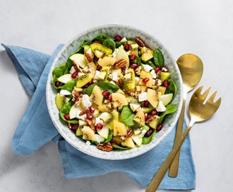 Frisk kiwisalat med crunch