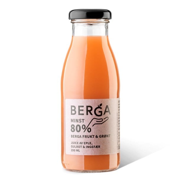 Berga Eple, gulrot og ingefær