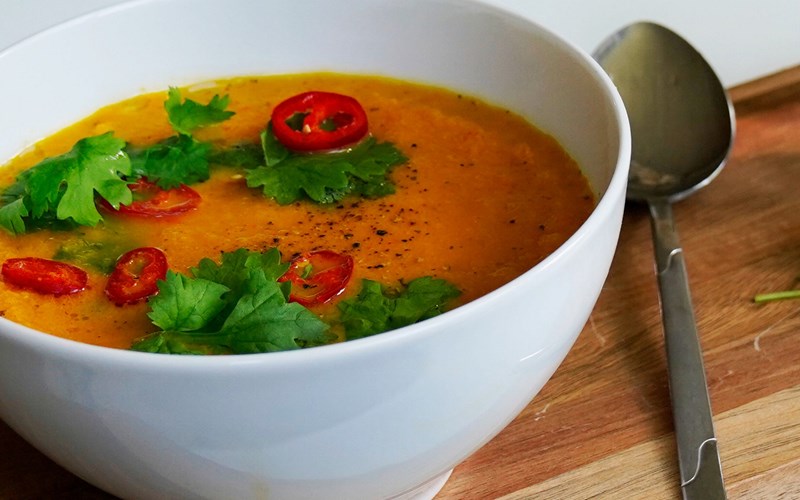 Grønnsakssuppe av rester