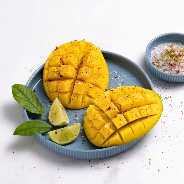 Mango med spicy limesalt