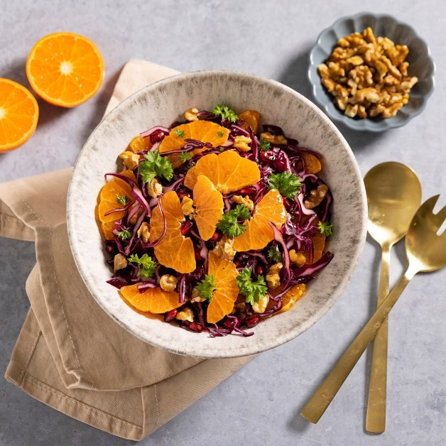Rødkålsalat med klementiner