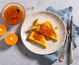 Arme riddere med klementinmarmelade