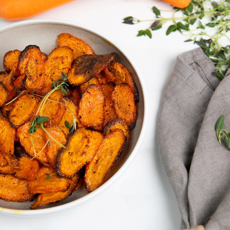 Airfryer gulrotchips